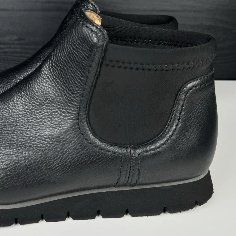 Samuel Hubbard Men's Chelsea Black Leather Boots~Made in Portugal US 10 (Fits 9)